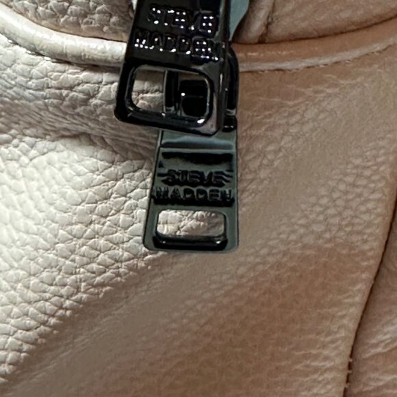 Steve Madden Logo Backpack Shoulder Bag Purse Blush Pink - Picture 5 of 12